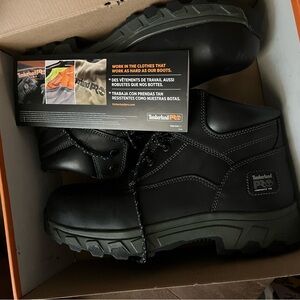 Timberland PRO Men's Black Leather Boots